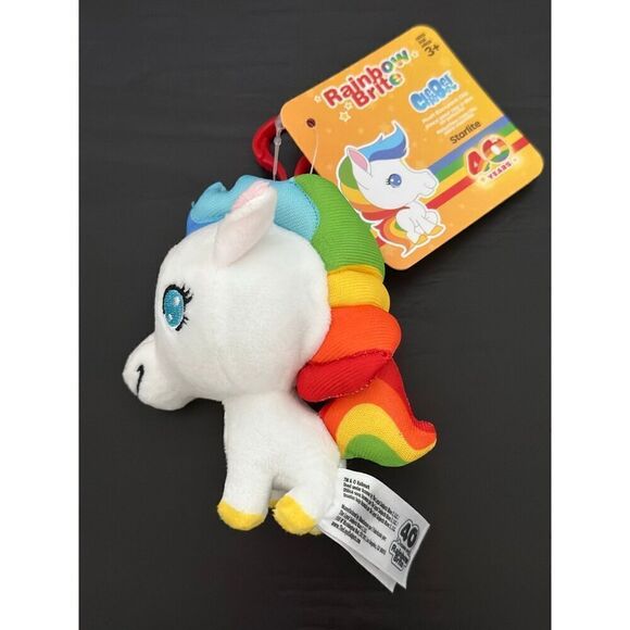 Rainbow Brite 40th Anniversary Starlite Plush 4" Clip Keychain - Picture 2 of 5